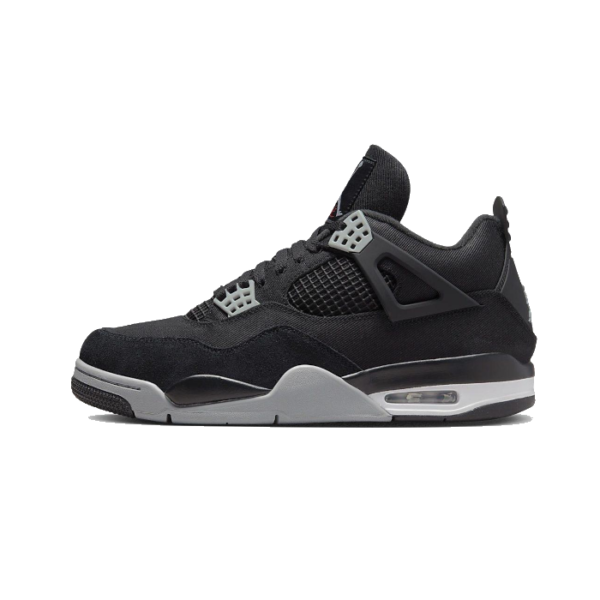 Air Jordan 4 Black Canvas