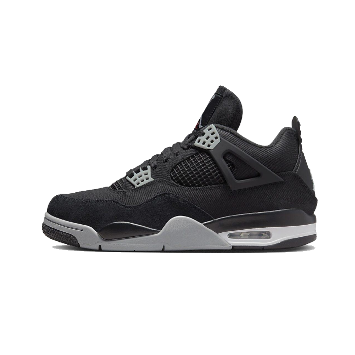 Air Jordan 4 Black Canvas