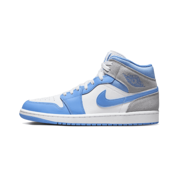 Air Jordan 1 Mid University Blue Grey