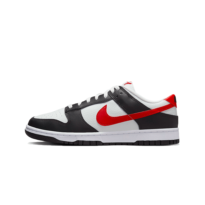 Nike Dunk Low Black White Red