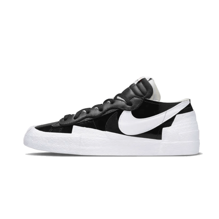 sacai x Nike Blazer Low Black Patent