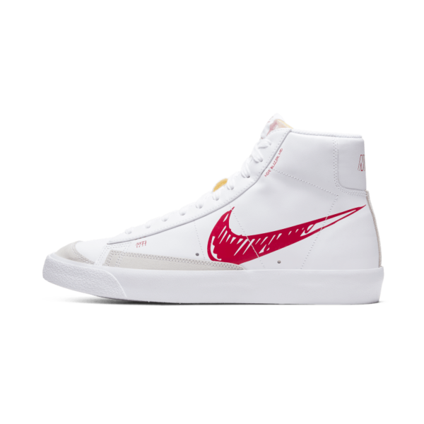 Nike Blazer Mid Sketch Red Swoosh