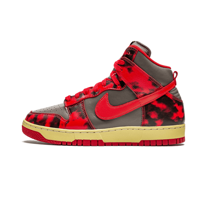 Nike Dunk High 1985 Red Acid Wash