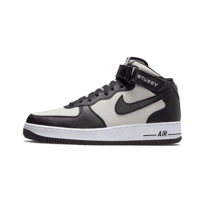 Stussy x Nike Air Force 1 Mid Black Grey