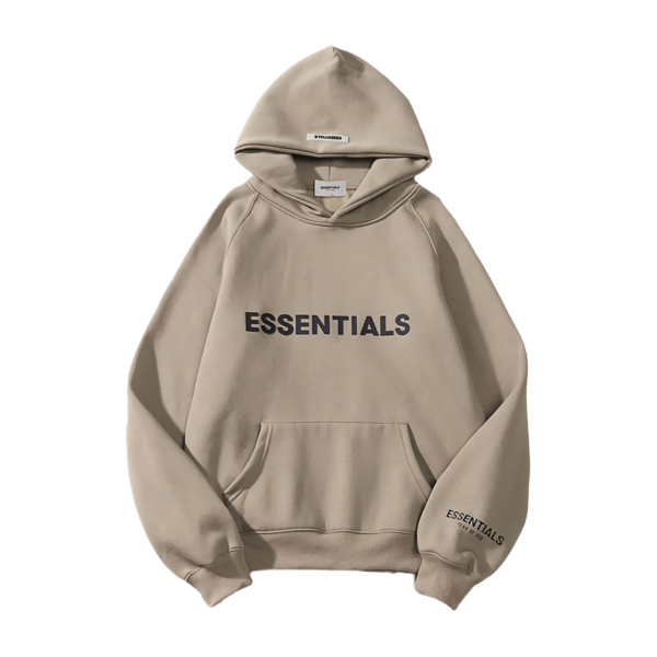 Fear of God Essentials Hoodie Applique Logo Khaki